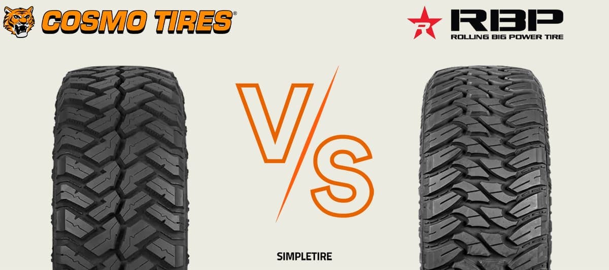 Cosmo Mud Kicker vs RBP Repulsor M/T 3 tires