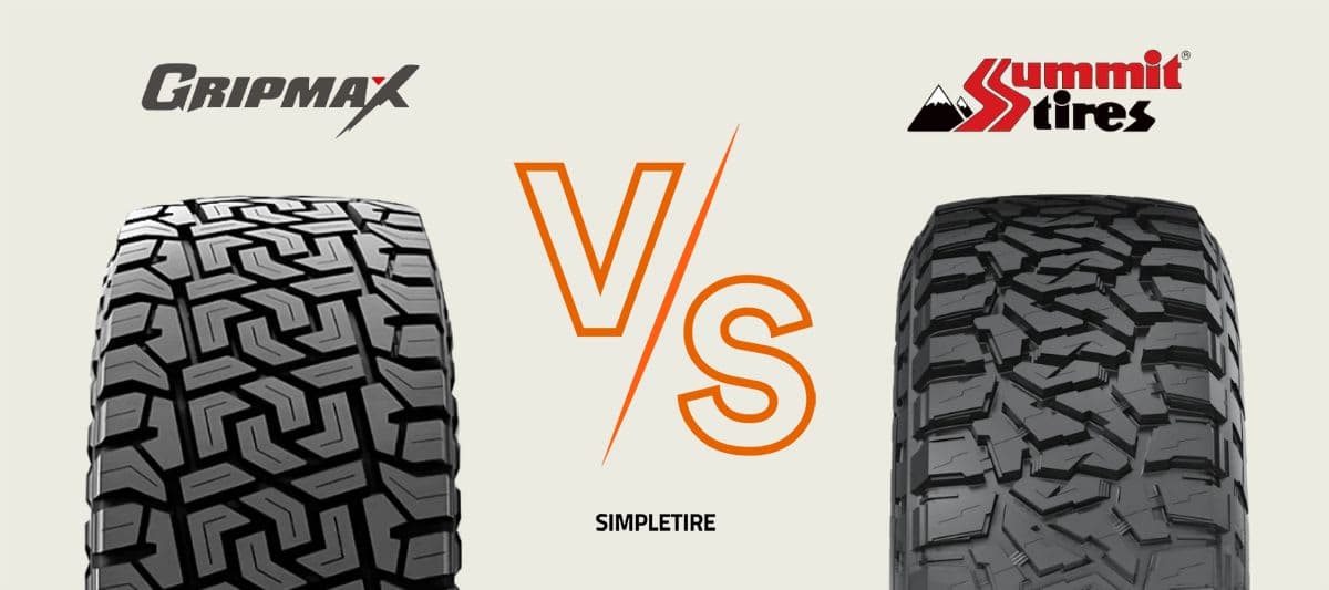 Gripmax MaxGrip X/T vs Summit Trail Climber RT tires