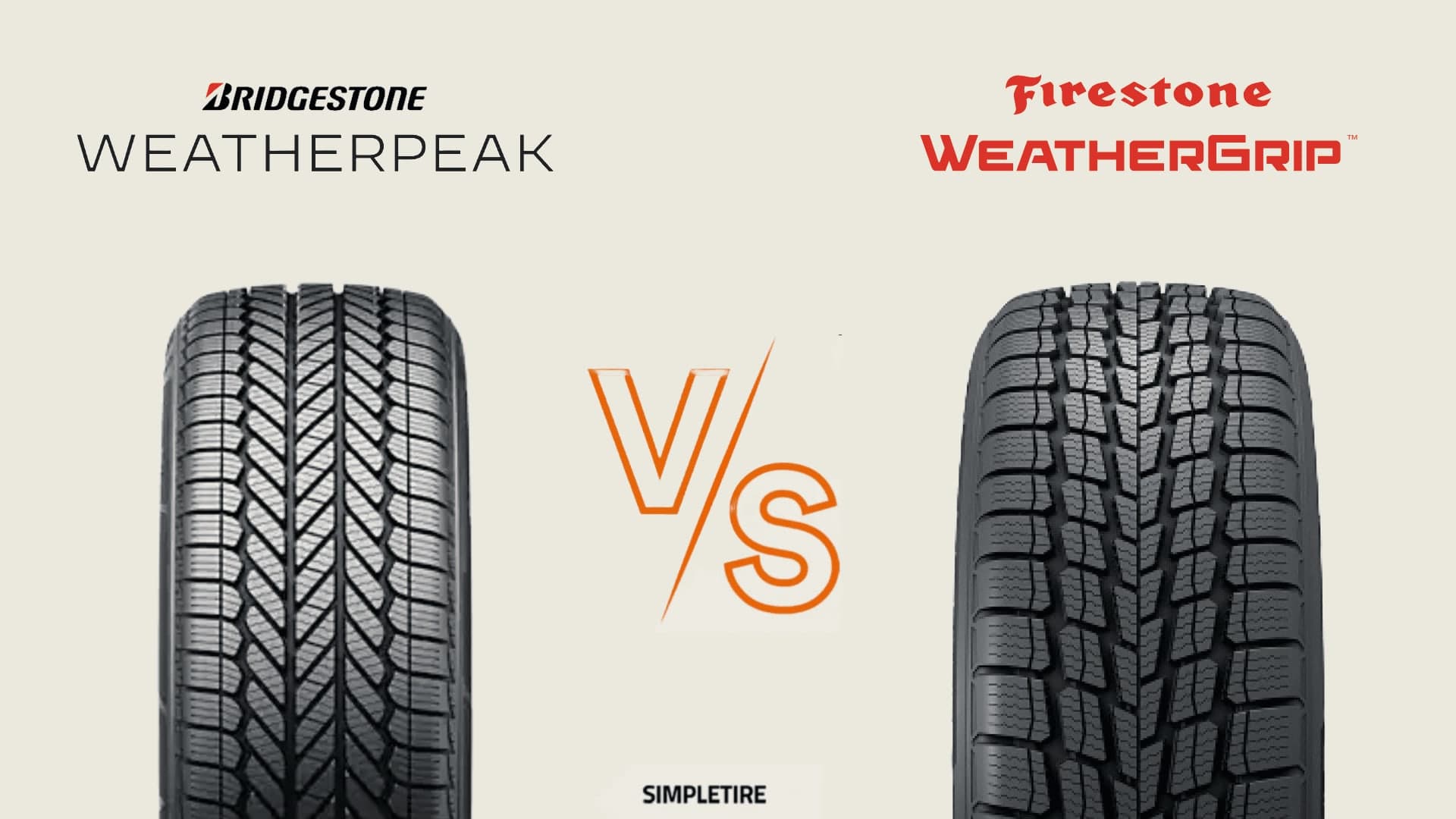 Bridgestone Weatherpeak vs Firestone Weathergrip tires