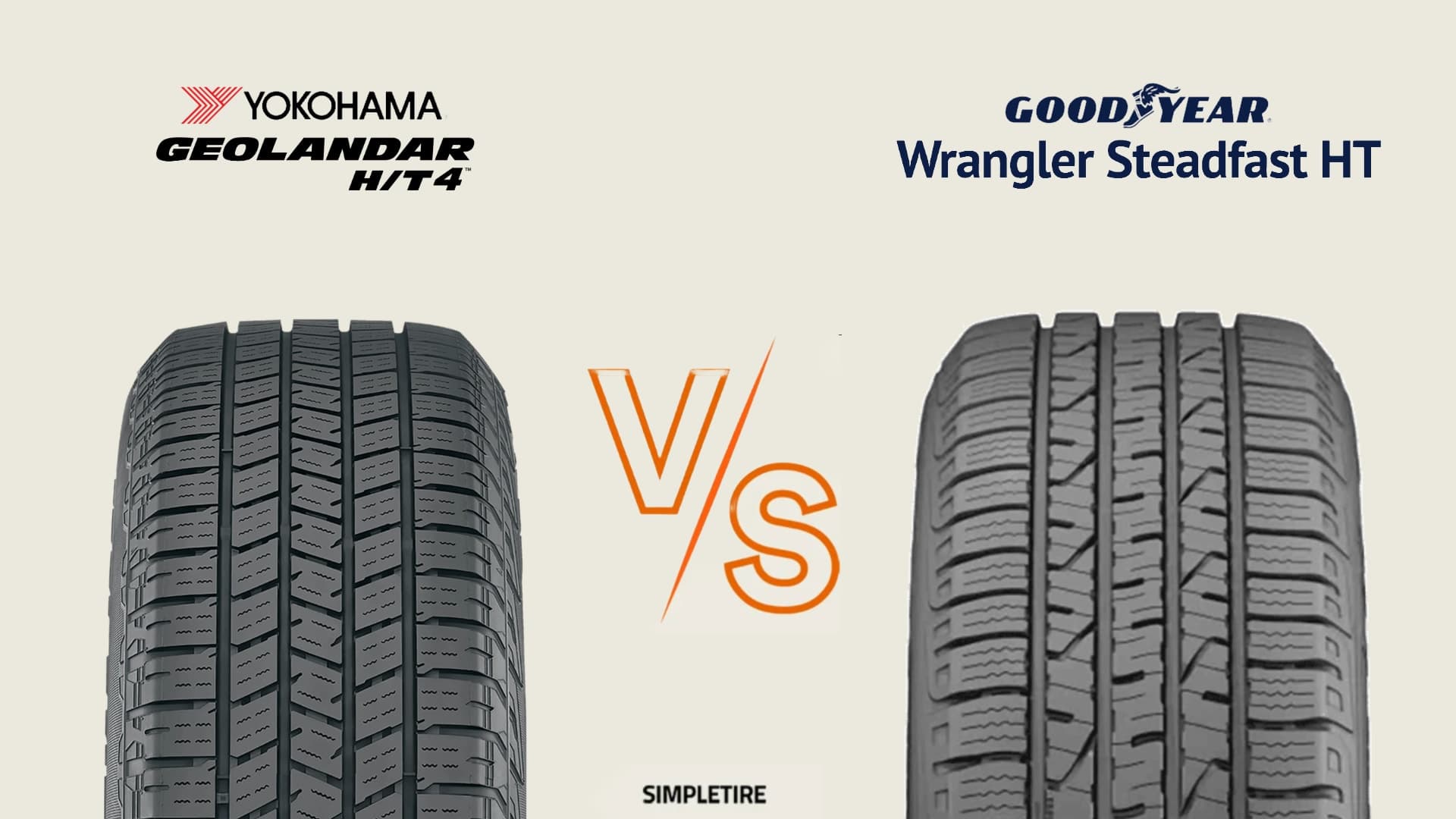 Yokohama Geolandar H/T4 vs Goodyear Wrangler Steadfast HT tires